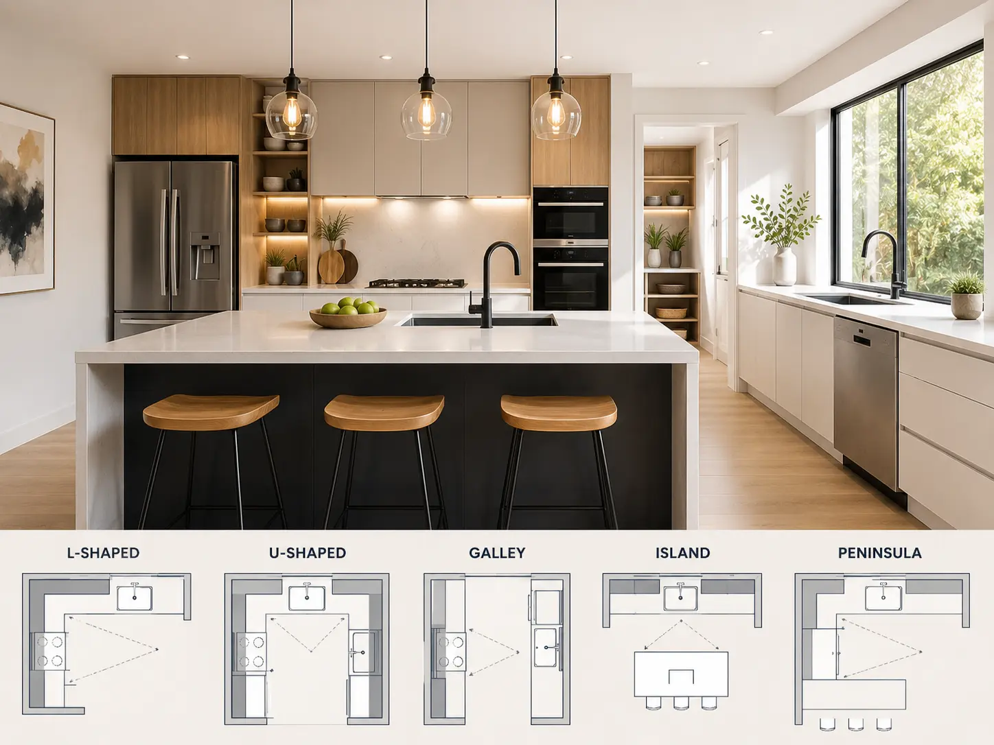 Kitchen Layouts Explained - Choosing the Right Design for Your Space